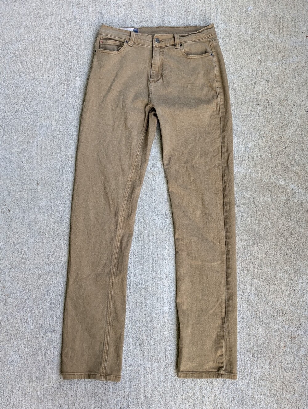 Marine Layer Slim Straight Cotton Stretch Twill Chinos